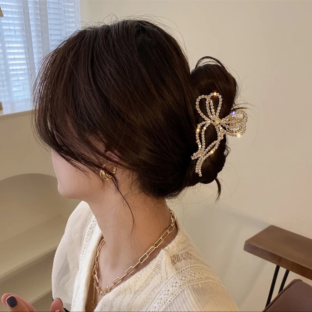 Luxury Elegant Sparkle Hair Claw Clip